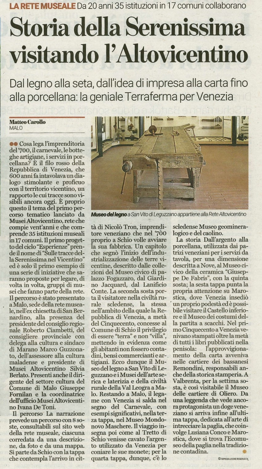 Il Giornale di Vicenza di domenica 27 marzo 2022 p 34